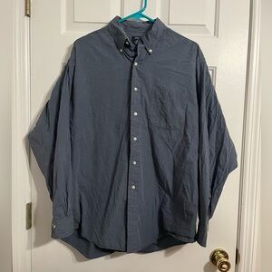 Brooks Sport Blue & White Button Down - Large